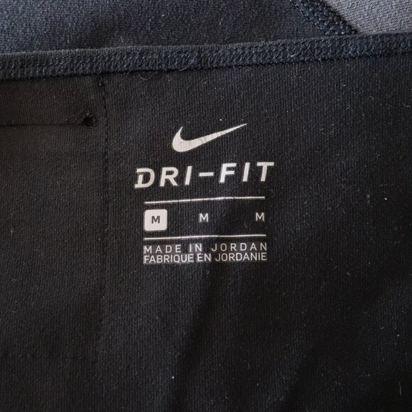 Nike Women's Sz M Black Power Legend Tight Fit High Rise Stretch Pocket Leggings - Picture 8 of 11